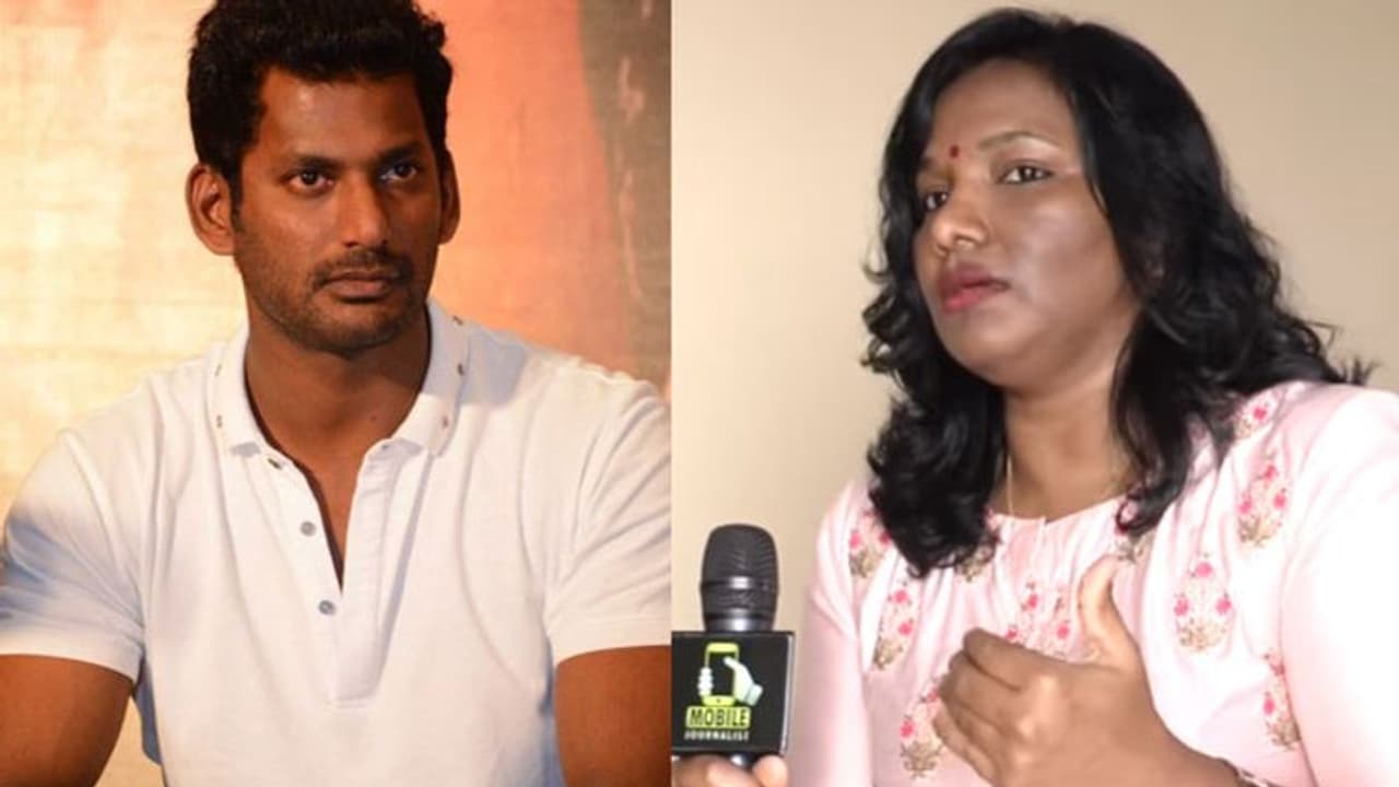 విశాల్ కి మా పక్కింటి అమ్మాయితో ఎఫైర్.. మహిళ ఆరోపణలు! విశాల్ కి మా పక్కింటి అమ్మాయితో ఎఫైర్.. మహిళ ఆరోపణలు!