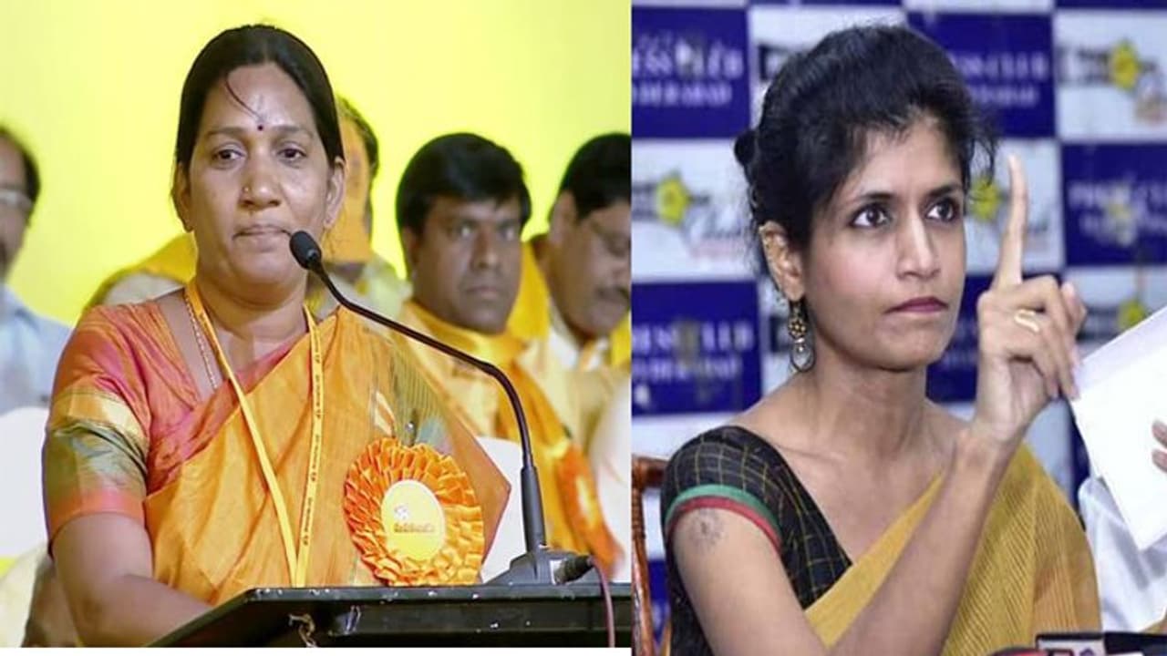 నువ్వు ఎవరికి అమ్ముడుపోయావ్, ఎవరికి బానిసవు:రచనా రెడ్డికి శోభారాణి కౌంటర్ నువ్వు ఎవరికి అమ్ముడుపోయావ్, ఎవరికి బానిసవు:రచనా రెడ్డికి శోభారాణి కౌంటర్