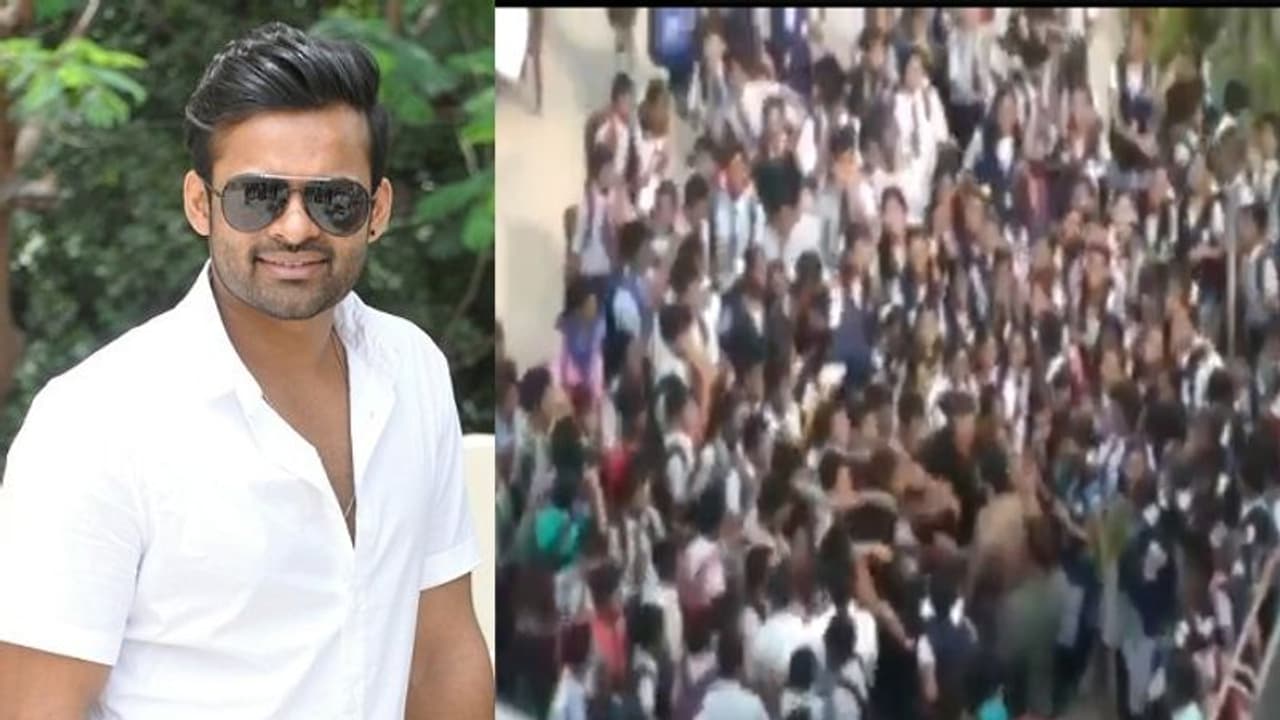 వీడియో: మెగా హీరో కోసం ఎగబడ్డ చిన్నారులు! వీడియో: మెగా హీరో కోసం ఎగబడ్డ చిన్నారులు!