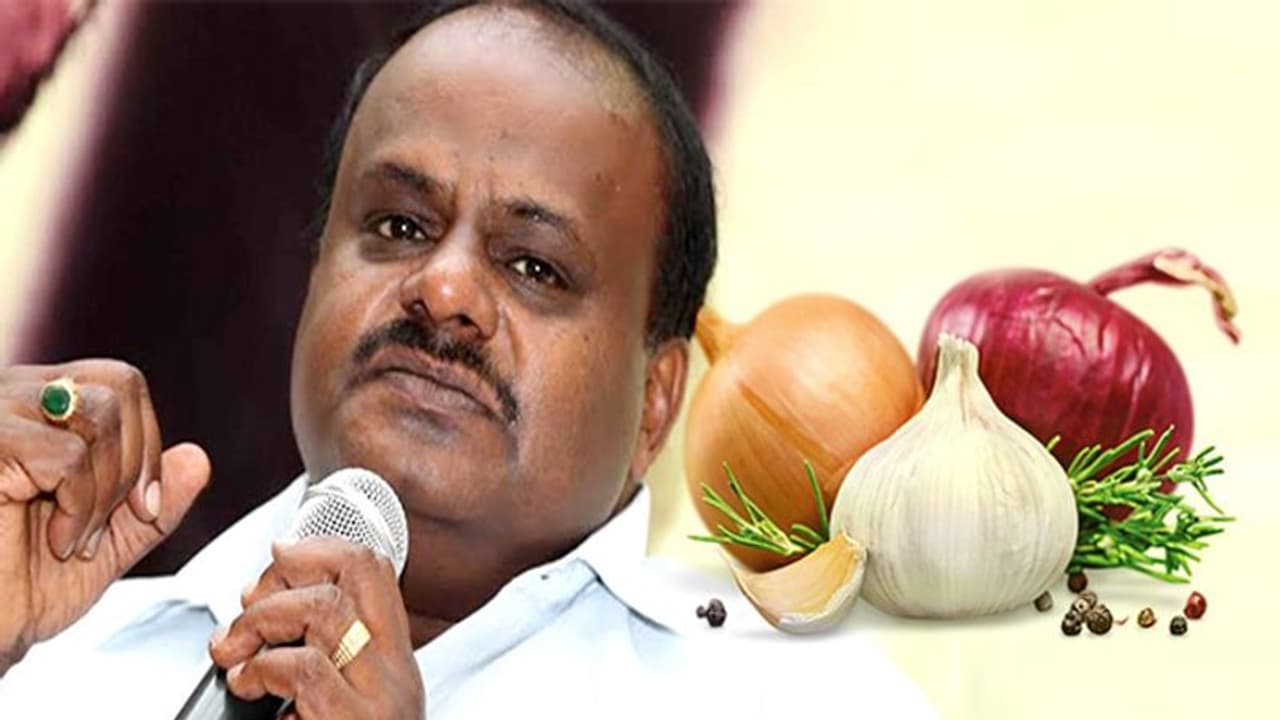 Kumaraswamy Congress govt forcing ISKCON to use onion, garlic in midday meal