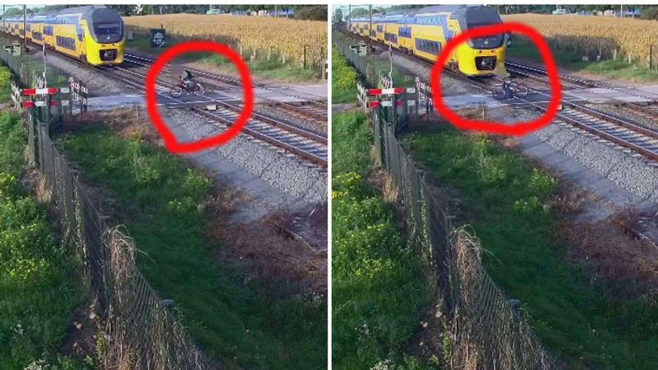 ട്രെയിനിന്റെ മുന്നില് നിന്നും രക്ഷപ്പെട്ടത് തലനാരിഴയ്ക്ക്; ഞെട്ടിക്കുന്ന വീഡിയോ! ട്രെയിനിന്റെ മുന്നില് നിന്നും രക്ഷപ്പെട്ടത് തലനാരിഴയ്ക്ക്; ഞെട്ടിക്കുന്ന വീഡിയോ!