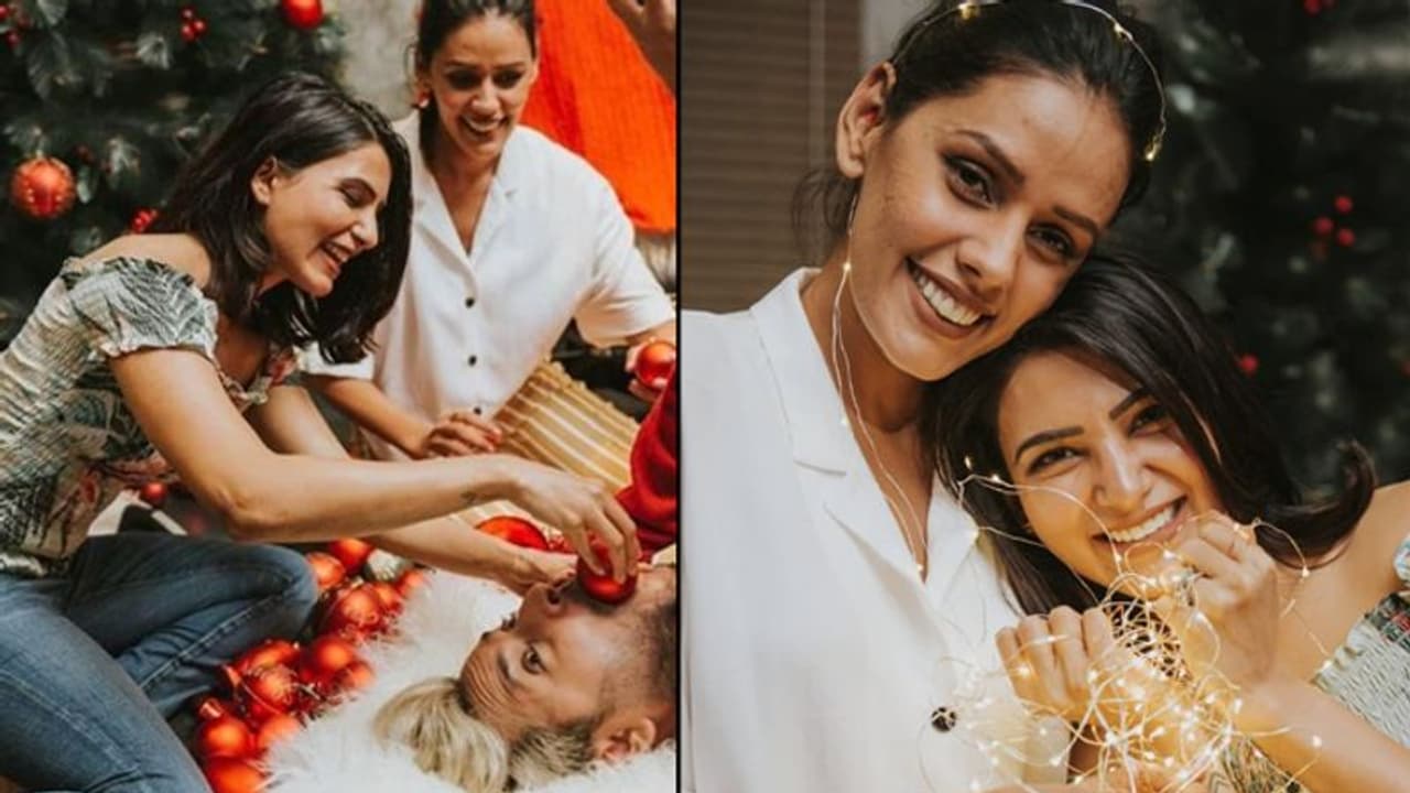 Samantha Akkineni all set for Christmas, decorates home with close buddies (Photos) Samantha Akkineni all set for Christmas, decorates home with close buddies (Photos)
