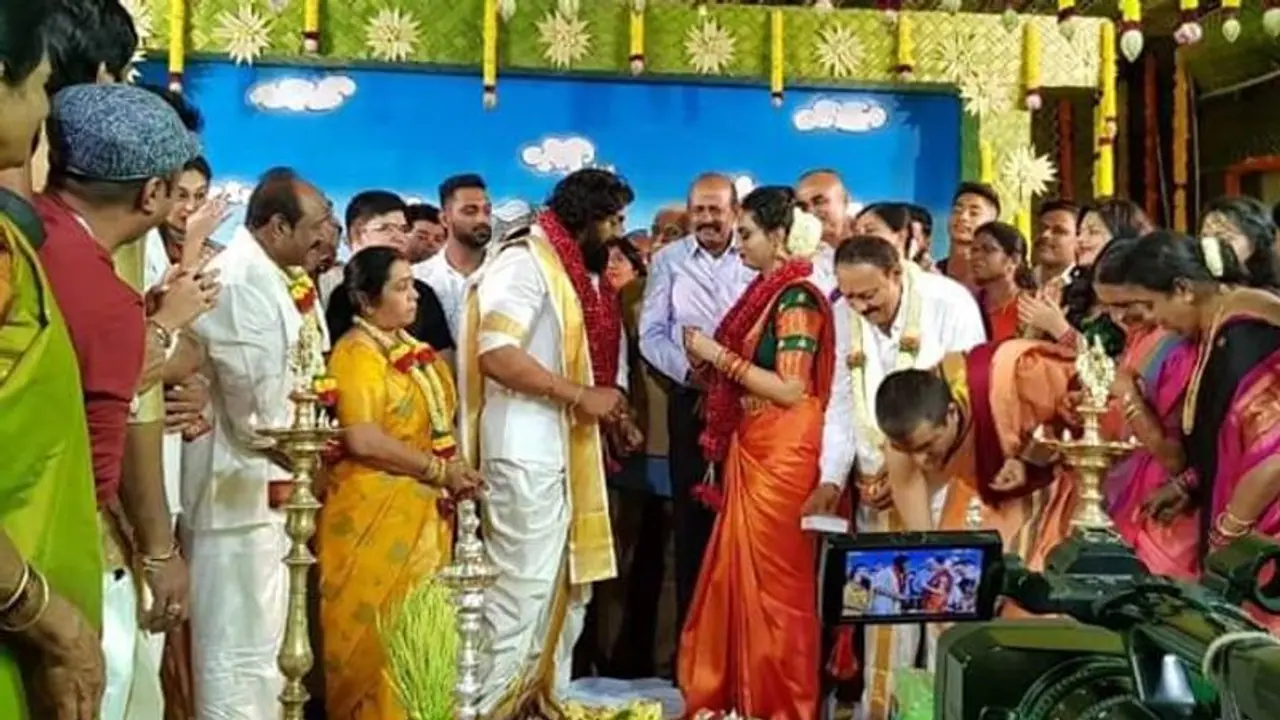 ನಿಶ್ಚಿತಾರ್ಥದ ಉಂಗುರದಲ್ಲಿ ದೈವಭಕ್ತಿ ಮೆರೆದ ಧ್ರುವ ಸರ್ಜಾ ಜೋಡಿ