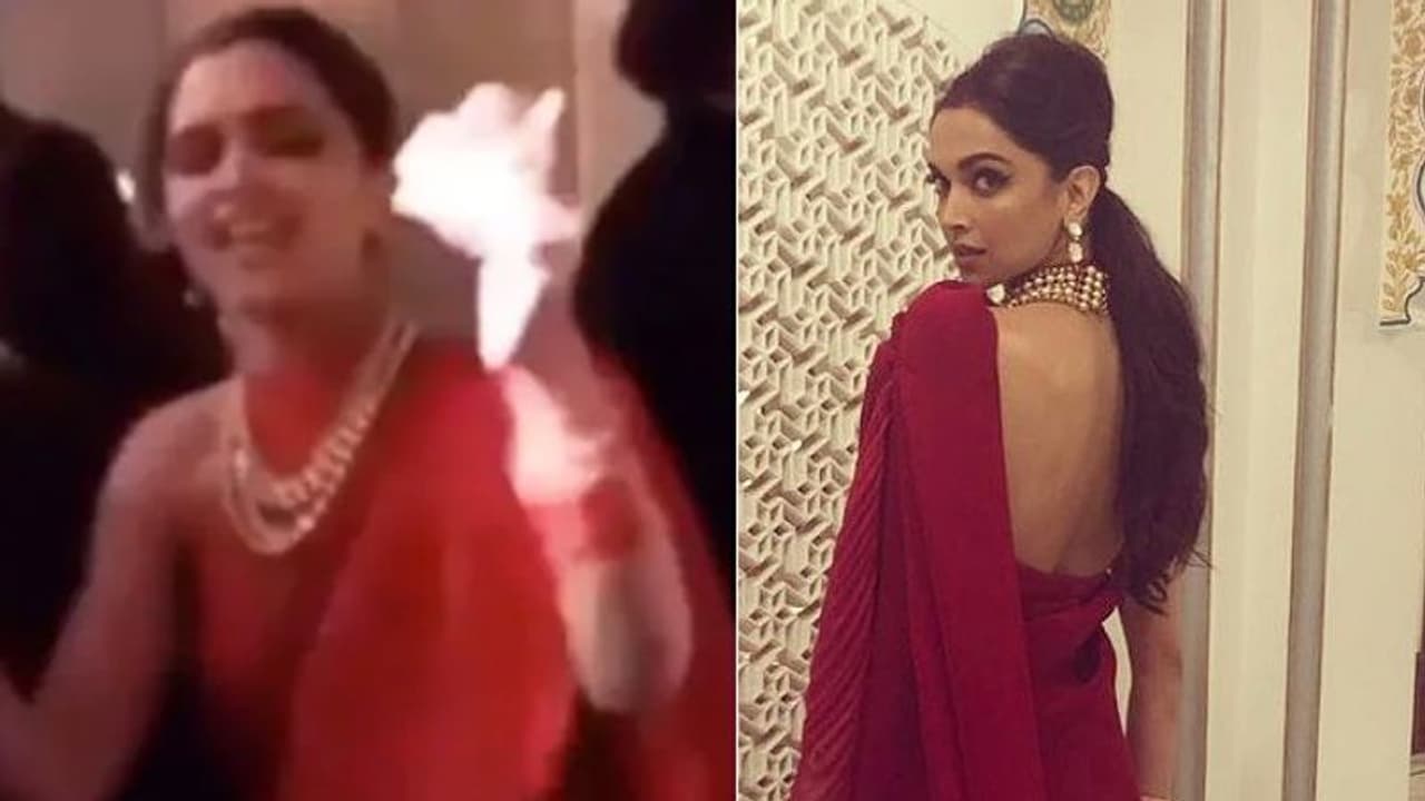 Isha Ambani Sangeet: Lady in Red, Deepika Padukone shows off her dance moves watch video