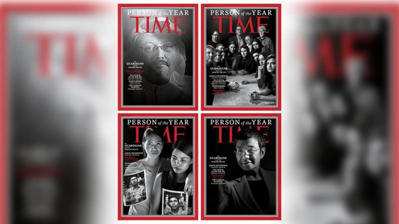 4 journalists including Jamal Khashoggi and a newspaper named Time's Person of the Year