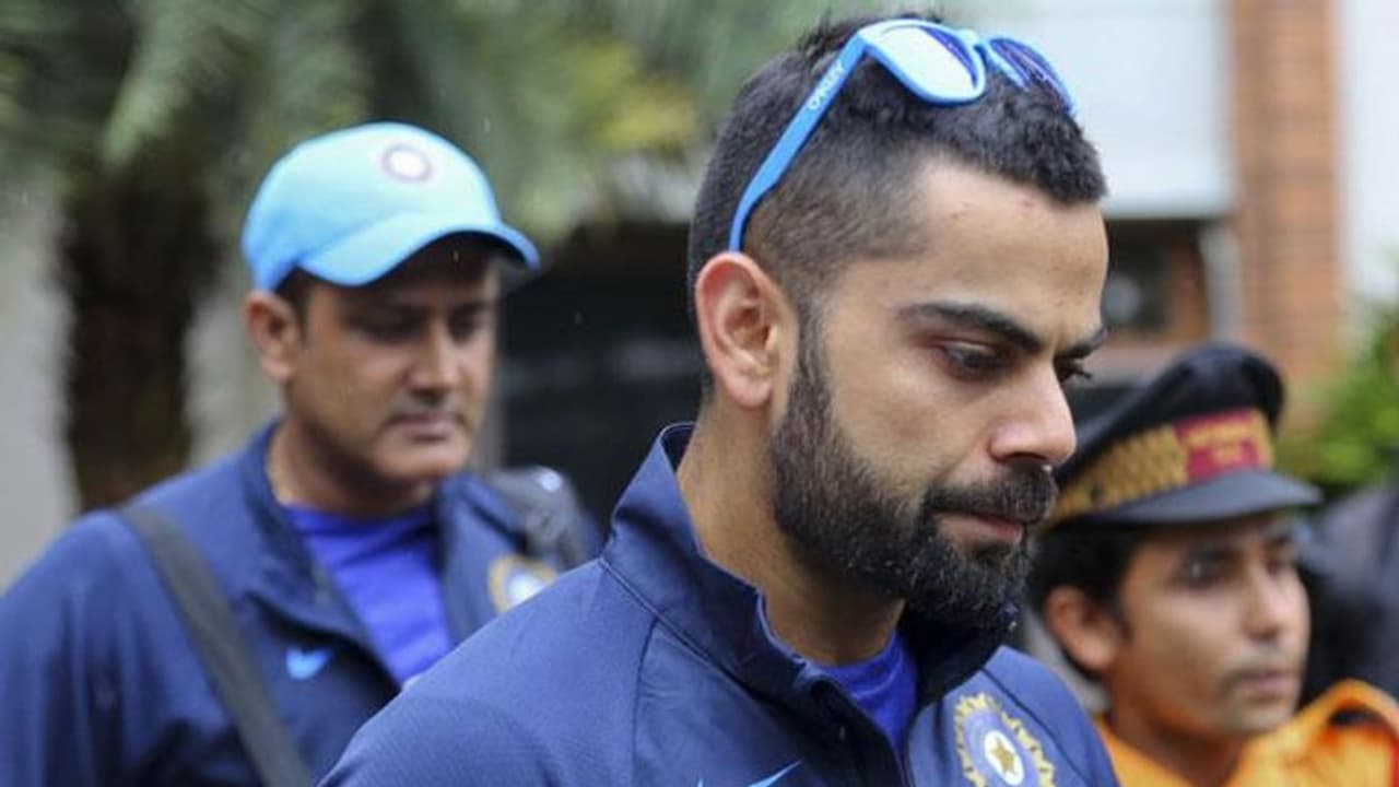 கும்ப்ளேவை தூக்க சொல்லி பிசிசிஐ சி.இ.ஓ விற்கு தொல்லை கொடுத்த கோலி!! கும்ப்ளேவை தூக்க சொல்லி பிசிசிஐ சி.இ.ஓ விற்கு தொல்லை கொடுத்த கோலி!!