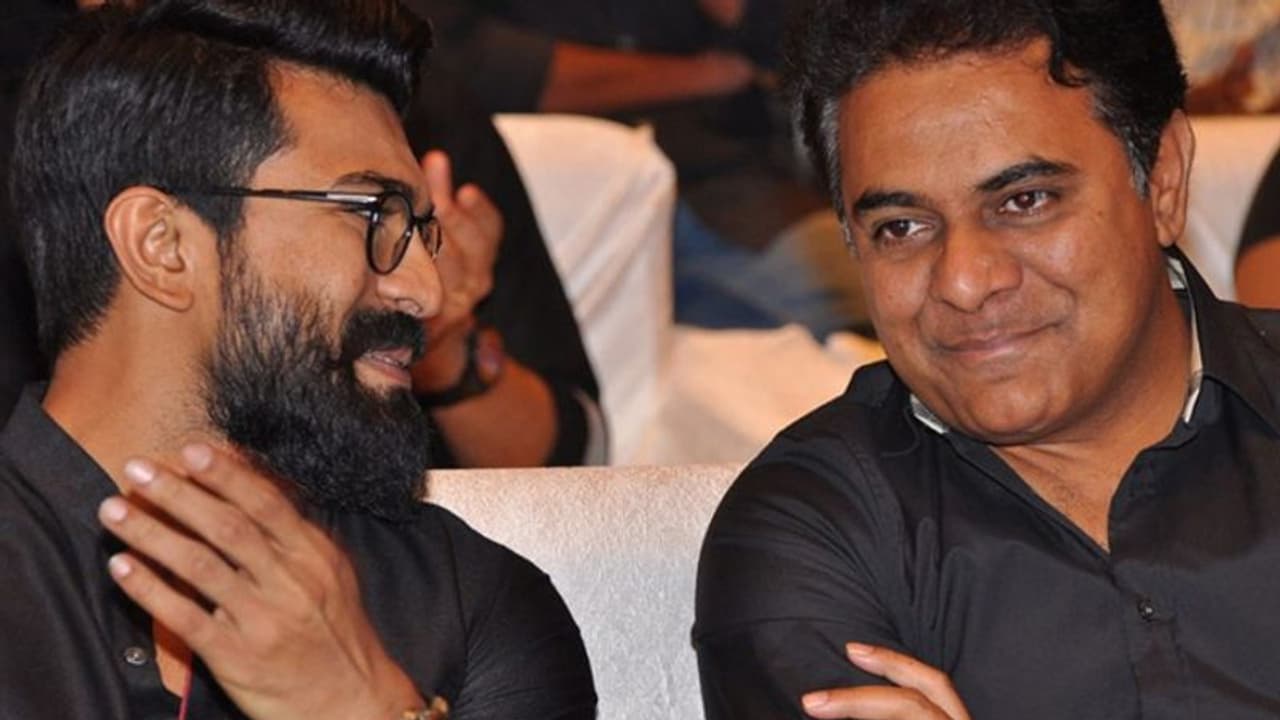 రామ్ చరణ్ కోసం ఎన్టీఆర్ కేటీఆర్? రామ్ చరణ్ కోసం ఎన్టీఆర్ కేటీఆర్?