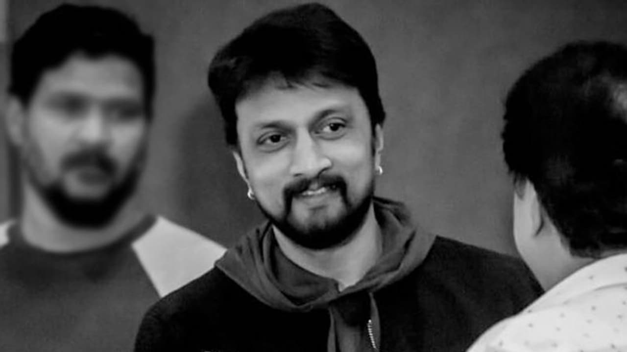 Kichcha Sudeep welcomes New Year in Tirupati Kichcha Sudeep welcomes New Year in Tirupati