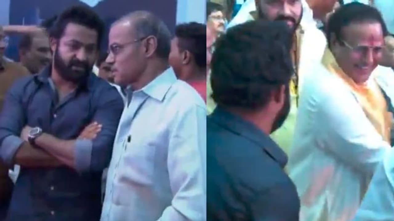 'ఎన్టీఆర్' ఈవెంట్ కి తారక్ వచ్చేశాడు! 'ఎన్టీఆర్' ఈవెంట్ కి తారక్ వచ్చేశాడు!