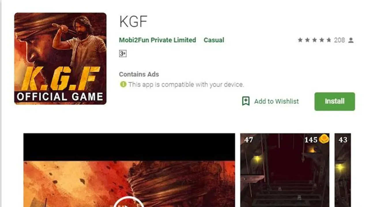 After KGF movie, KGF Game rocks internet