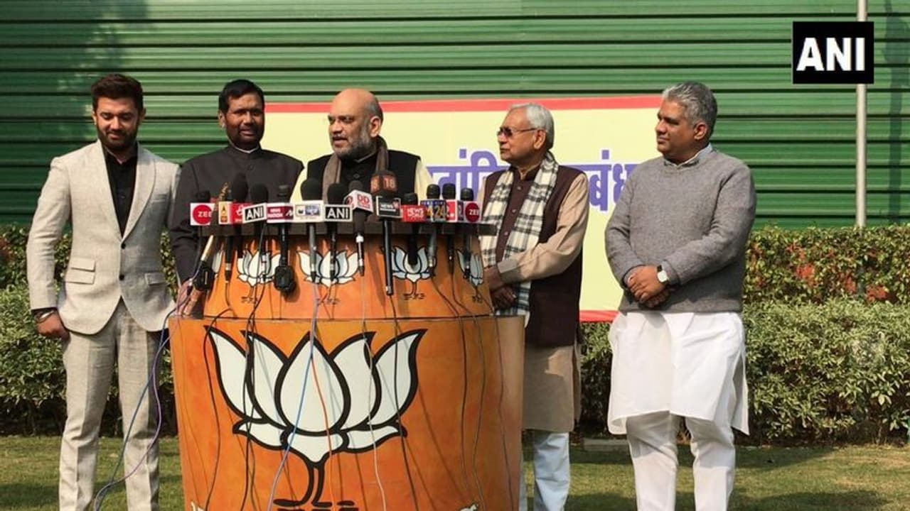 NDA’s Bihar seat sharing agreement sealed: No more Big Brother, BJP JDU will fight 17 seats each as Paswan’s party gets 6