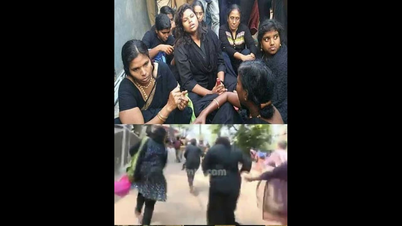 ’சபரிமலையில் 11 பெண்களை நோக்கி 1000 ஆண்கள் ஓடிவரும்போது ஓடாமல் என்ன செய்ய?’ ’சபரிமலையில் 11 பெண்களை நோக்கி 1000 ஆண்கள் ஓடிவரும்போது ஓடாமல் என்ன செய்ய?’