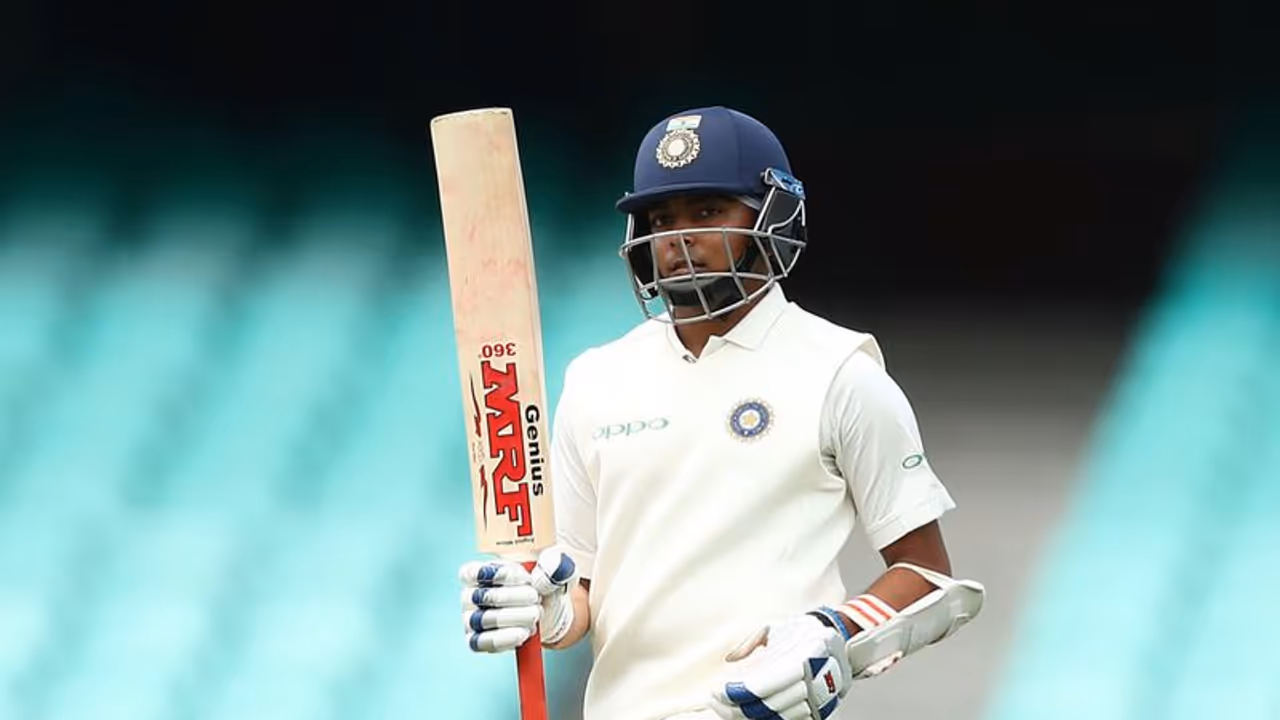 India batsman Prithvi Shaw suspended for 8 months; here is BCCI's full statement