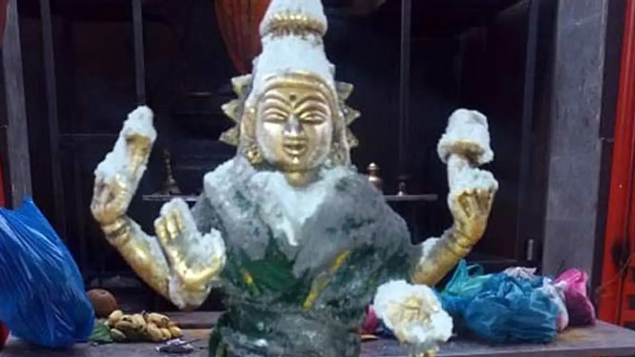 கோயிலை உடைத்து துர்க்கை ஐம்பொன் சிலை அபேஸ்… தஞ்சை அருகே பரபரப்பு...!