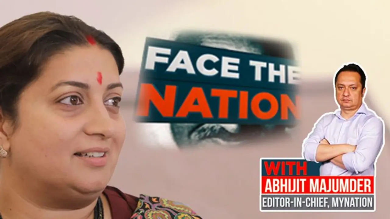 Smriti Irani interview: ‘Matters of religion or faith are as important as building roads or bringing electricity’