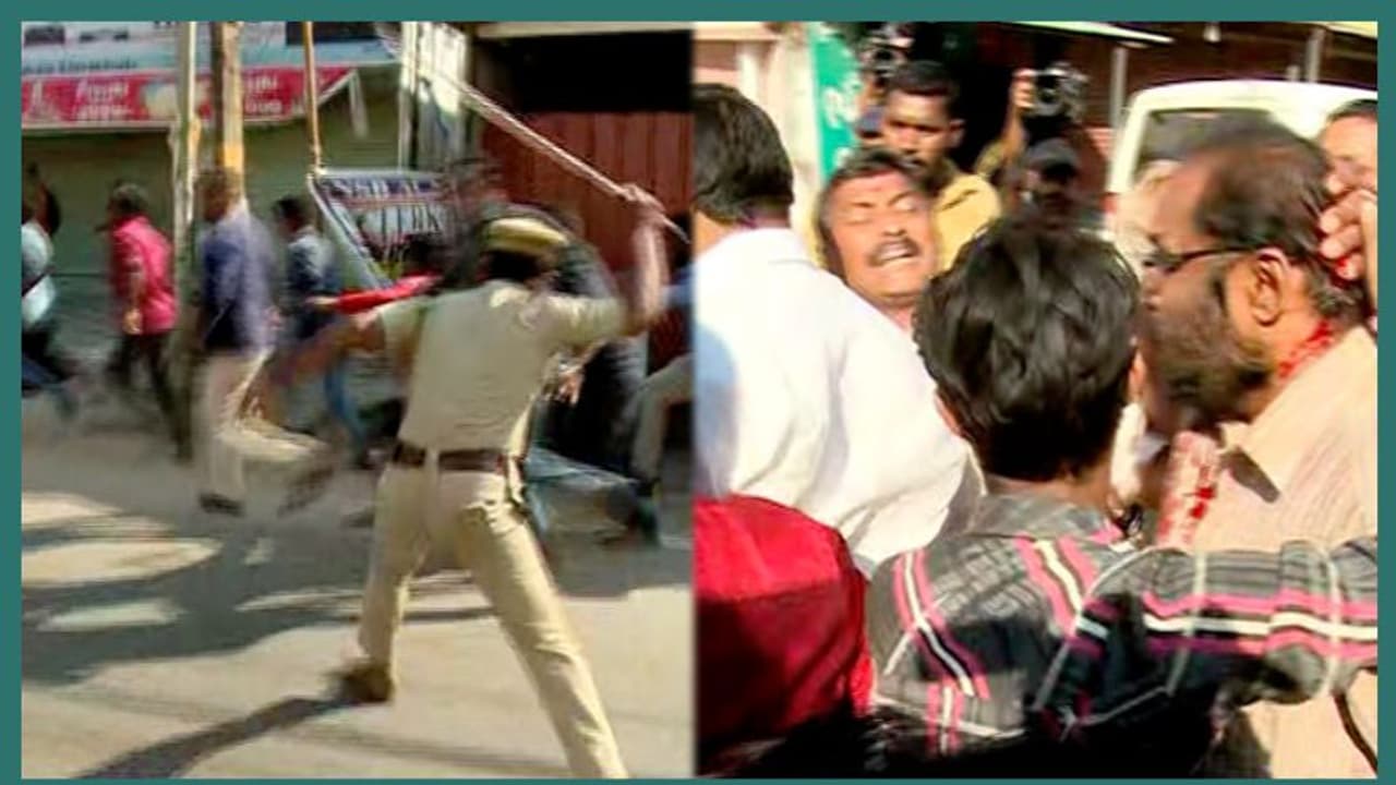 പാലക്കാട് നഗരത്തില് അക്രമം അഴിച്ച് വിട്ട് പ്രതിഷേധക്കാർ; കല്ലേറ്, പൊലീസ് ലാത്തി വീശി പാലക്കാട് നഗരത്തില് അക്രമം അഴിച്ച് വിട്ട് പ്രതിഷേധക്കാർ; കല്ലേറ്, പൊലീസ് ലാത്തി വീശി