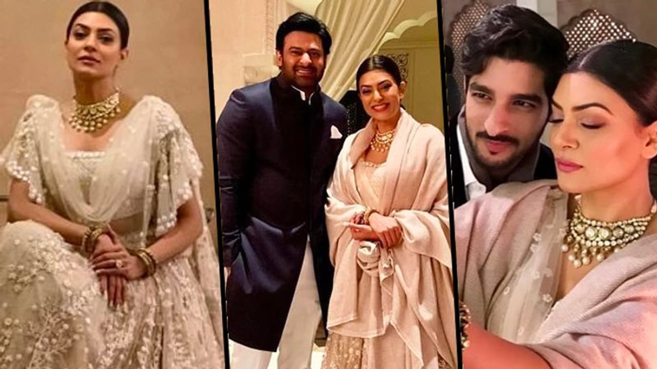 Sushmita Sen, Prabhas attend SS Rajamouli's son Karthikeya's Jaipur wedding Sushmita Sen, Prabhas attend SS Rajamouli's son Karthikeya's Jaipur wedding