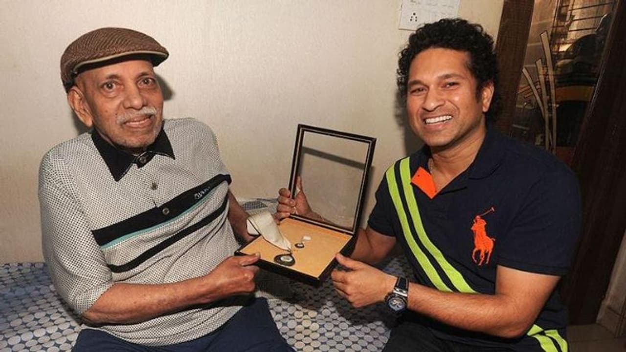 Sachin Tendulkar’s tribute to Ramakant Achrekar: ‘Cricket in heaven will be enriched’