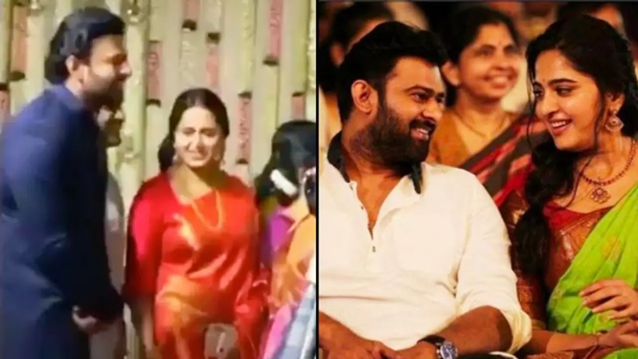 Watch: Prabhas, Anushka Shetty in a lovey dovey video from SS Rajamouli's family wedding