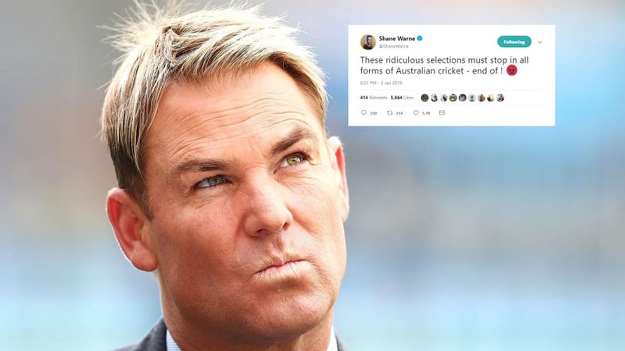 Shane Warne slams Australia’s ‘ridiculous’ selections for India ODIs; picks his own squad