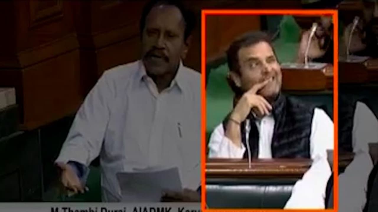 लोकसभा में राफेल पर चर्चा, राहुल गांधी ने फिर 'मटकाए' नैन लोकसभा में राफेल पर चर्चा, राहुल गांधी ने फिर 'मटकाए' नैन