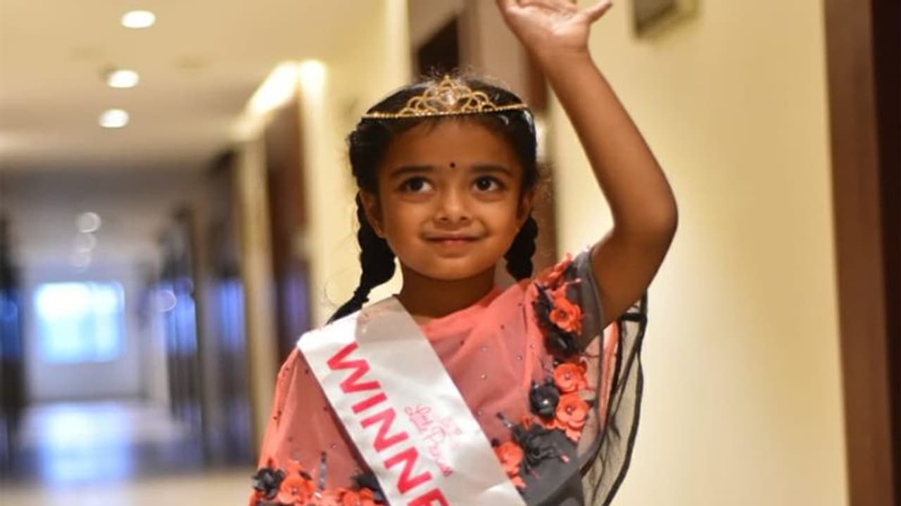ప్రపంచ అందాల పోటీకి ఐదేళ్ల చిన్నారి ఎంపిక... ప్రపంచ అందాల పోటీకి ఐదేళ్ల చిన్నారి ఎంపిక...