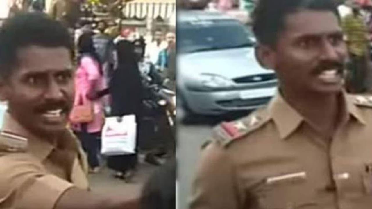 பாஜகவினரை விரட்டியடித்த எஸ்.ஐ... தமிழக சிங்கமாக கொண்டாடும் கேரள மக்கள்..! பாஜகவினரை விரட்டியடித்த எஸ்.ஐ... தமிழக சிங்கமாக கொண்டாடும் கேரள மக்கள்..!