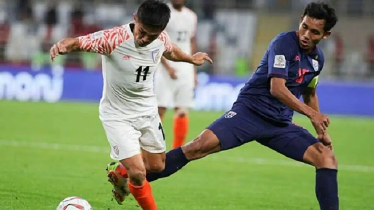 ಫುಟ್ಬಾಲ್ ಮತ್ತೊಂದು ಗೆಲುವಿನ ತವಕದಲ್ಲಿ ಭಾರತ ಫುಟ್ಬಾಲ್ ಮತ್ತೊಂದು ಗೆಲುವಿನ ತವಕದಲ್ಲಿ ಭಾರತ