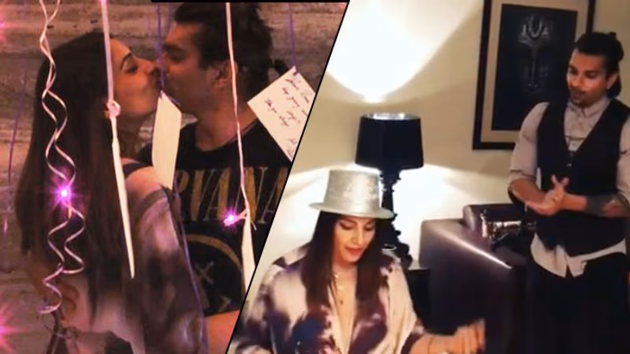 Bipasha Basu's birthday party with husband Karan Singh Grover (pictures, videos)