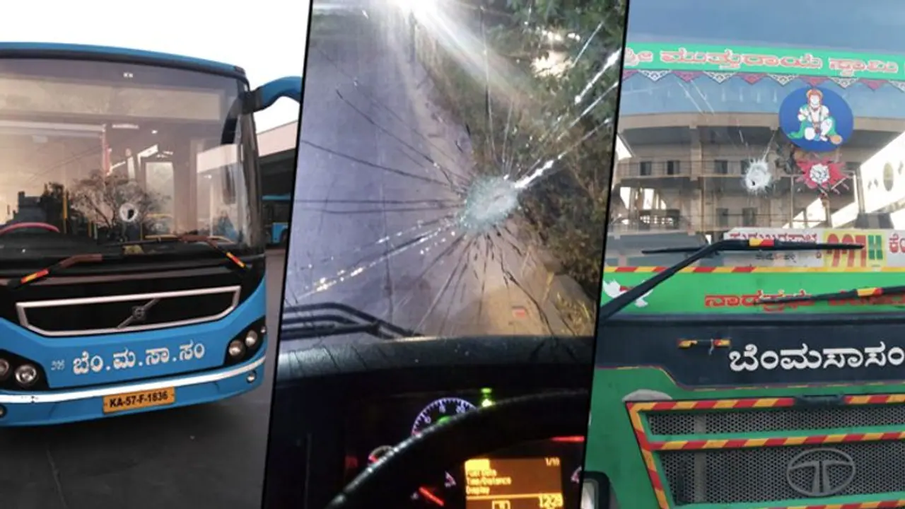 Bharat Bandh, Day 2: Violence breaks out in Bengaluru, buses vandalised