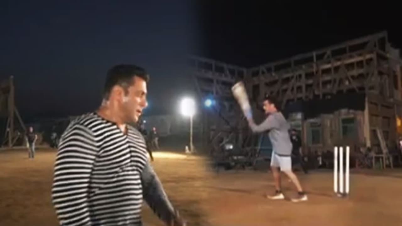 सलमान खान ने लगाए चौके छक्के, पल भर में हुआ वीडियो वायरल