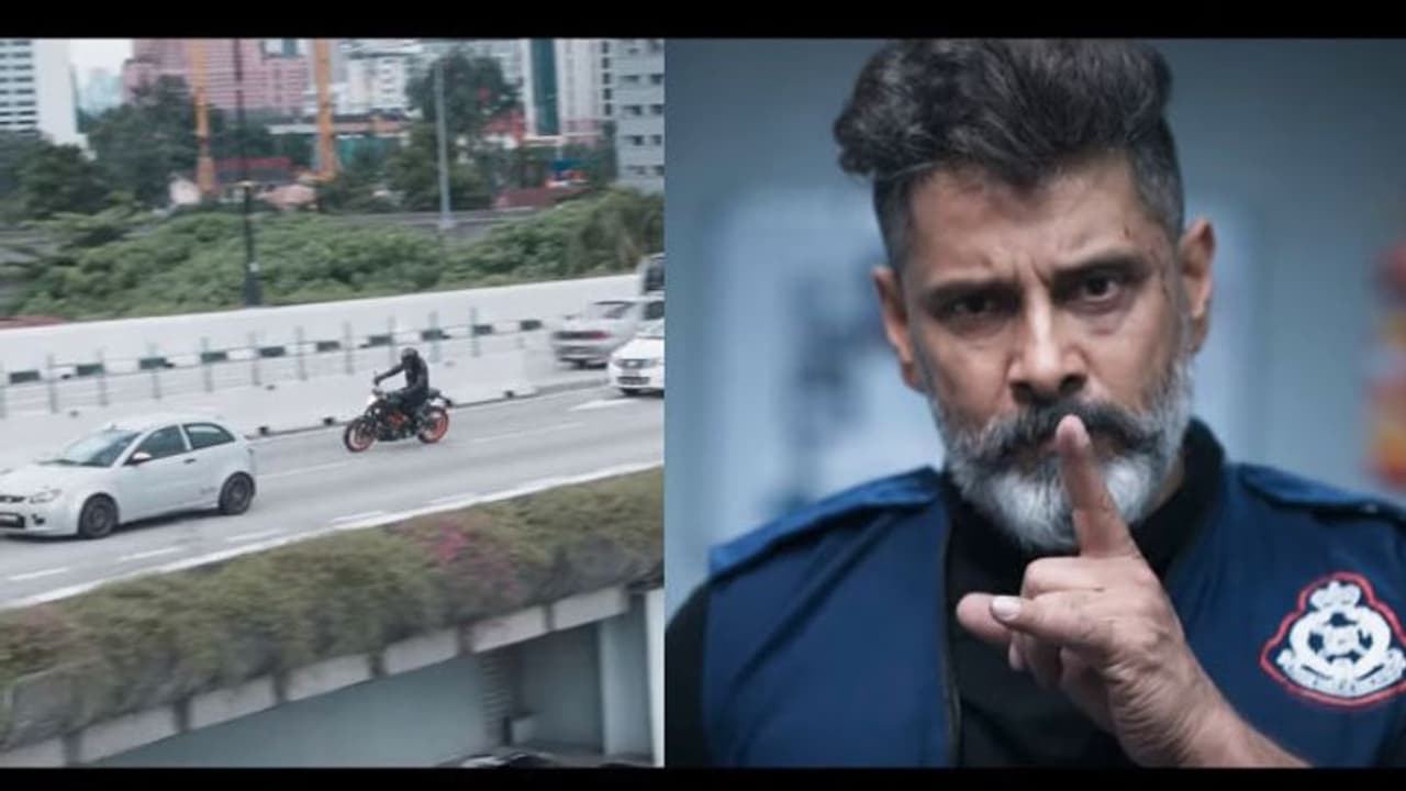 മലേഷ്യന് നഗരത്തിലൂടെ ഡ്യൂക്കില് പറക്കുന്ന വിക്രം; 'കദരം കൊണ്ടാന്' ടീസര് മലേഷ്യന് നഗരത്തിലൂടെ ഡ്യൂക്കില് പറക്കുന്ന വിക്രം; 'കദരം കൊണ്ടാന്' ടീസര്