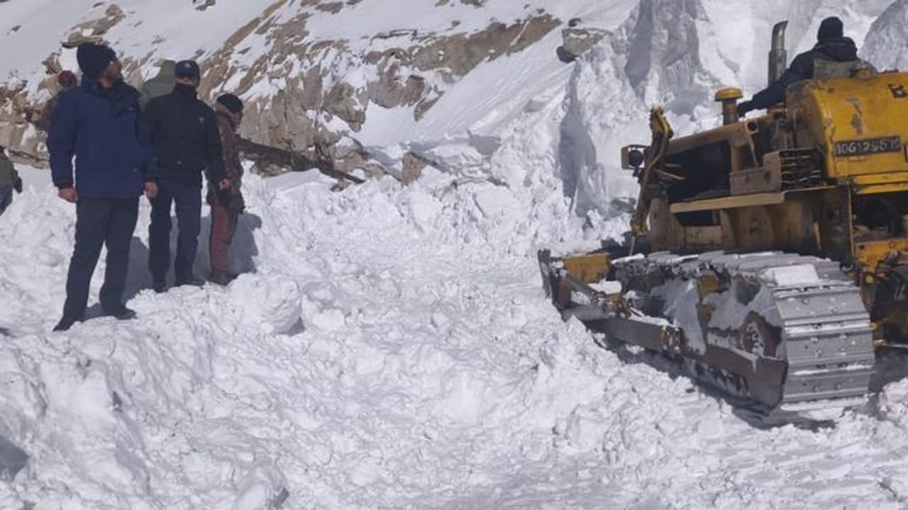 Avalanche hits Ladakh's Khardung La, several trapped under snow, 5 bodies recovered; see visuals