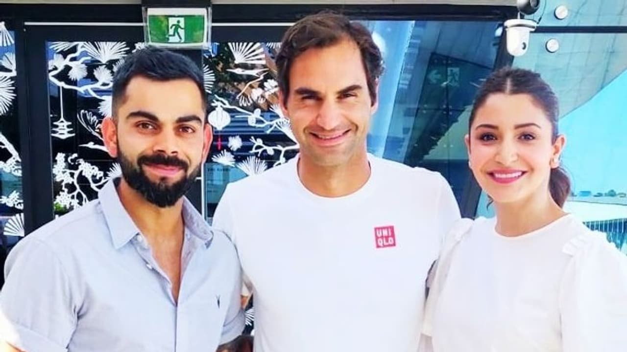 ರೋಜರ್ ಫೆಡರರ್ ಭೇಟಿಯಾದ ವಿರುಷ್ಕಾ ಜೋಡಿ! ರೋಜರ್ ಫೆಡರರ್ ಭೇಟಿಯಾದ ವಿರುಷ್ಕಾ ಜೋಡಿ!