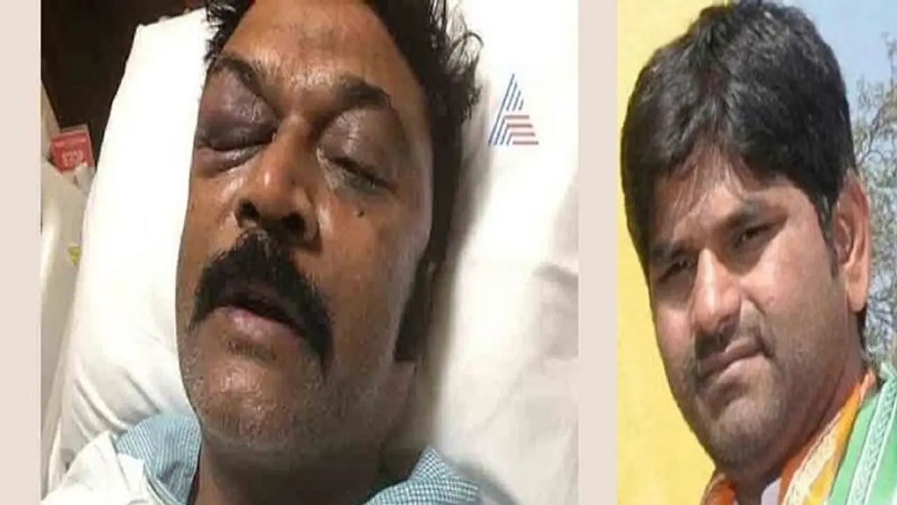 Karnataka Congress feud: Ganesh, accused of assaulting Anand Singh, missing