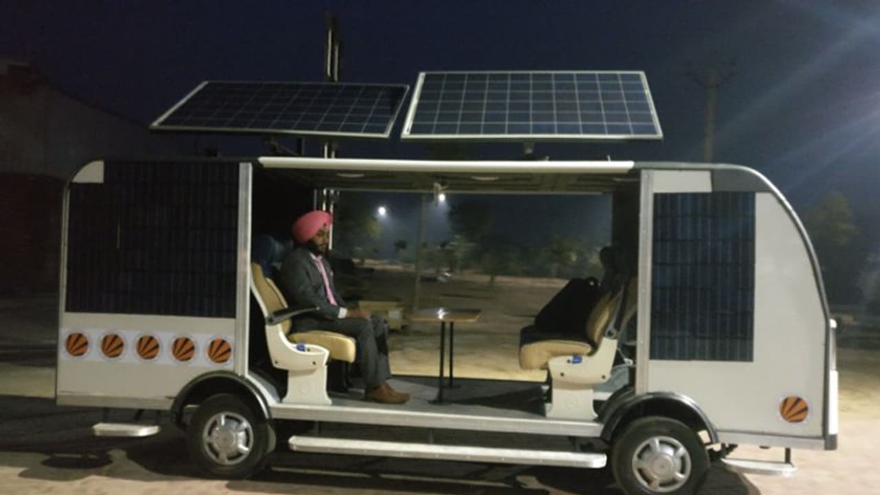 ಡ್ರೈವರ್,ಪೆಟ್ರೋಲ್, ಡೀಸೆಲ್ ಯಾವುದು ಬೇಡ 15 ಲಕ್ಷ ರೂ.ಗೆ ಸೋಲಾರ್ ಬಸ್!