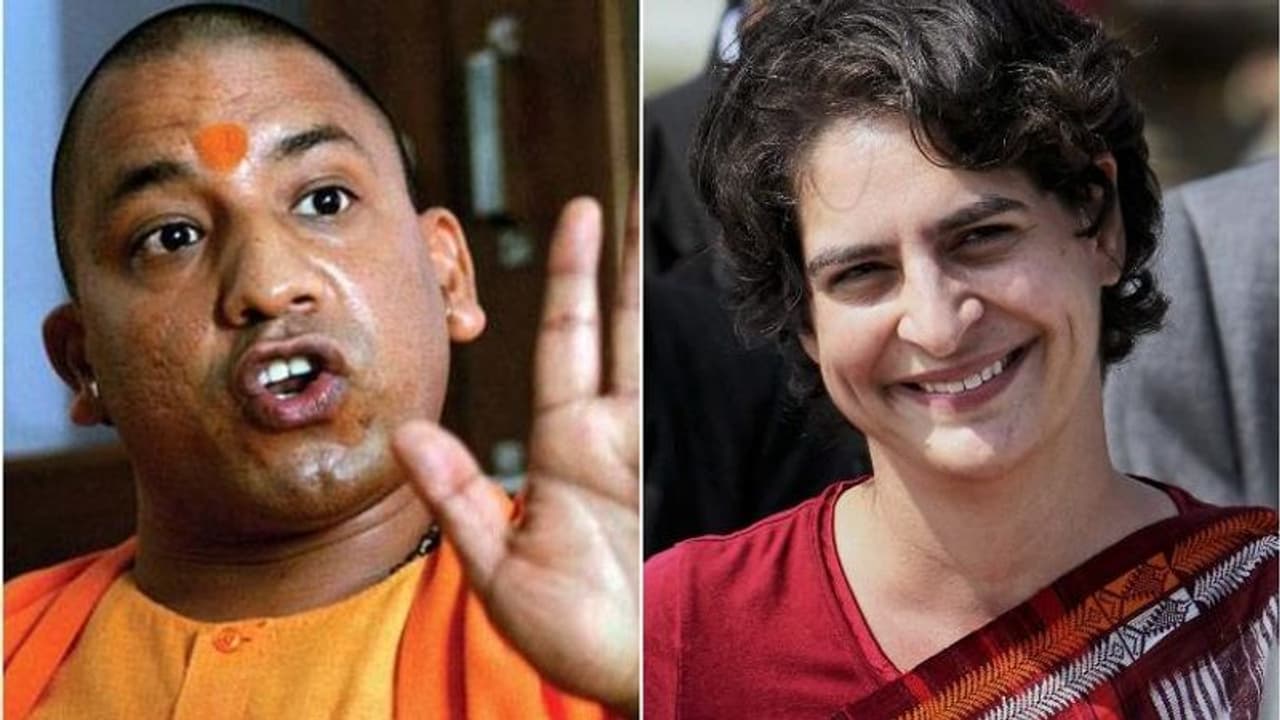 Yogi Adityanath educates Priyanka Gandhi over her ‘saffron remark’, adds ‘saffron symbolises sacrifice’ Yogi Adityanath educates Priyanka Gandhi over her ‘saffron remark’, adds ‘saffron symbolises sacrifice’