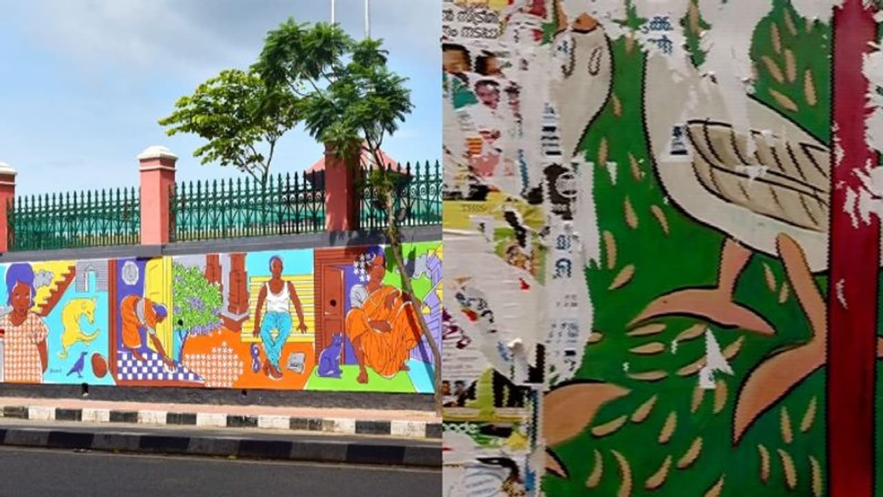 ചിത്രച്ചുമരുകള് കഴുകിമിനുക്കി മേയറും സംഘവും; പോസ്റ്റര് പതിച്ചവര്ക്കെതിരെ നടപടിക്കൊരുങ്ങി ജില്ലാഭരണകൂടം ചിത്രച്ചുമരുകള് കഴുകിമിനുക്കി മേയറും സംഘവും; പോസ്റ്റര് പതിച്ചവര്ക്കെതിരെ നടപടിക്കൊരുങ്ങി ജില്ലാഭരണകൂടം