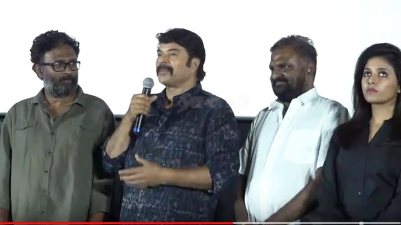 'നീങ്ക താന്‍ ഇന്ത പടത്തെ കൊണ്ടാടണം'; 'പേരന്‍പി'ന്റെ ചെന്നൈ പ്രീമിയറില്‍ മമ്മൂട്ടി