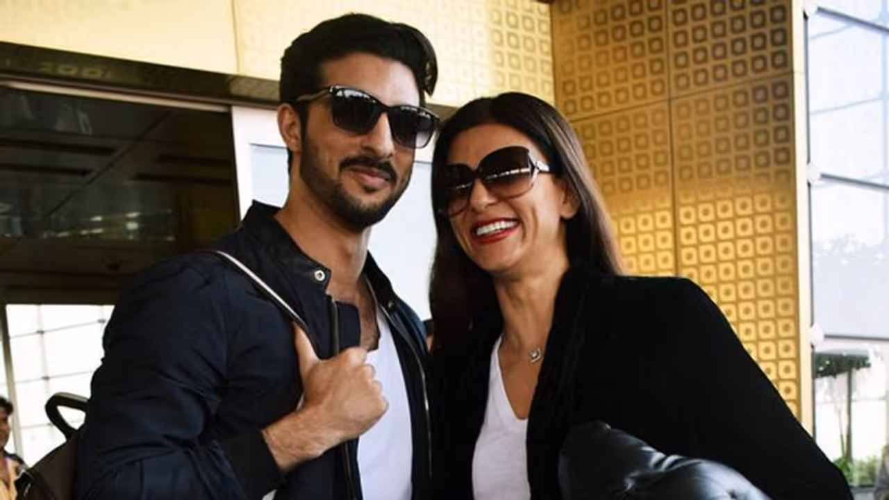 Sushmita Sen's beau Rohman Shawl participates in daughter Alisha's sports day