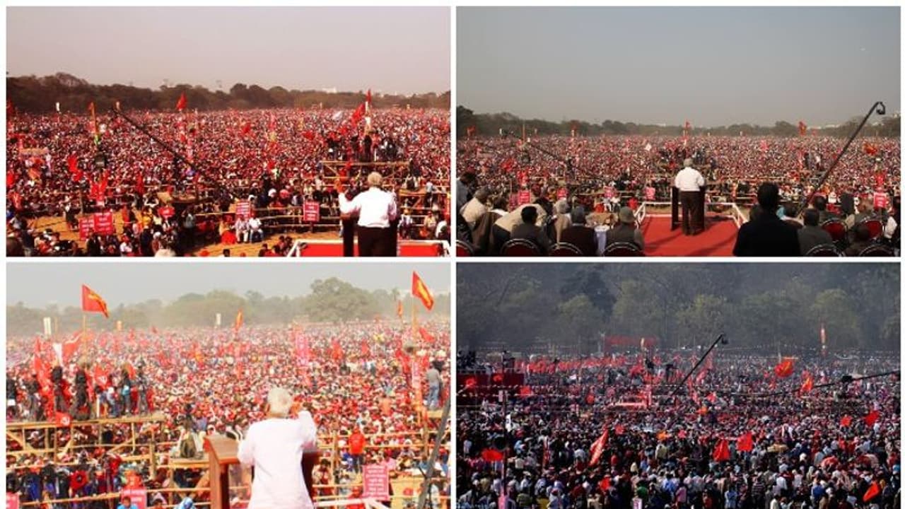 ലക്ഷ്യം തിരിച്ചുവരവ്; ബംഗാളില് ഇടതുപക്ഷത്തിന്റെ പടകൂറ്റന് റാലി ലക്ഷ്യം തിരിച്ചുവരവ്; ബംഗാളില് ഇടതുപക്ഷത്തിന്റെ പടകൂറ്റന് റാലി