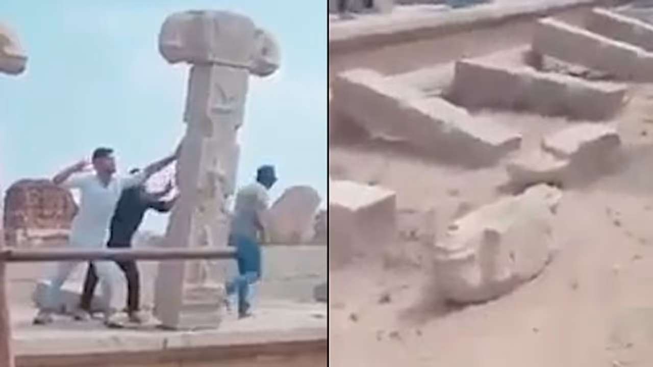 Hampi vandalism: Court orders 4 men to re erect pillars; fines Rs 70,000
