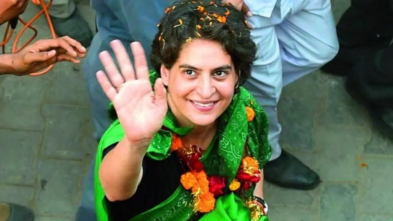 प्रियंका ने पहले पति राबर्ट को छोड़ा ईडी ऑफिस फिर संभाला पार्टी के महासचिव का पद
