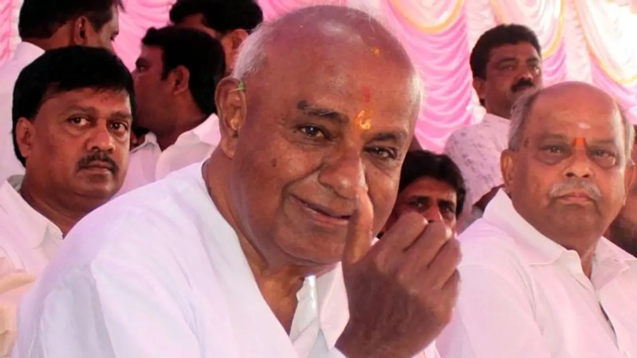 All is well between Congress, JDS: Deve Gowda; BJP says former PM in denial mode
