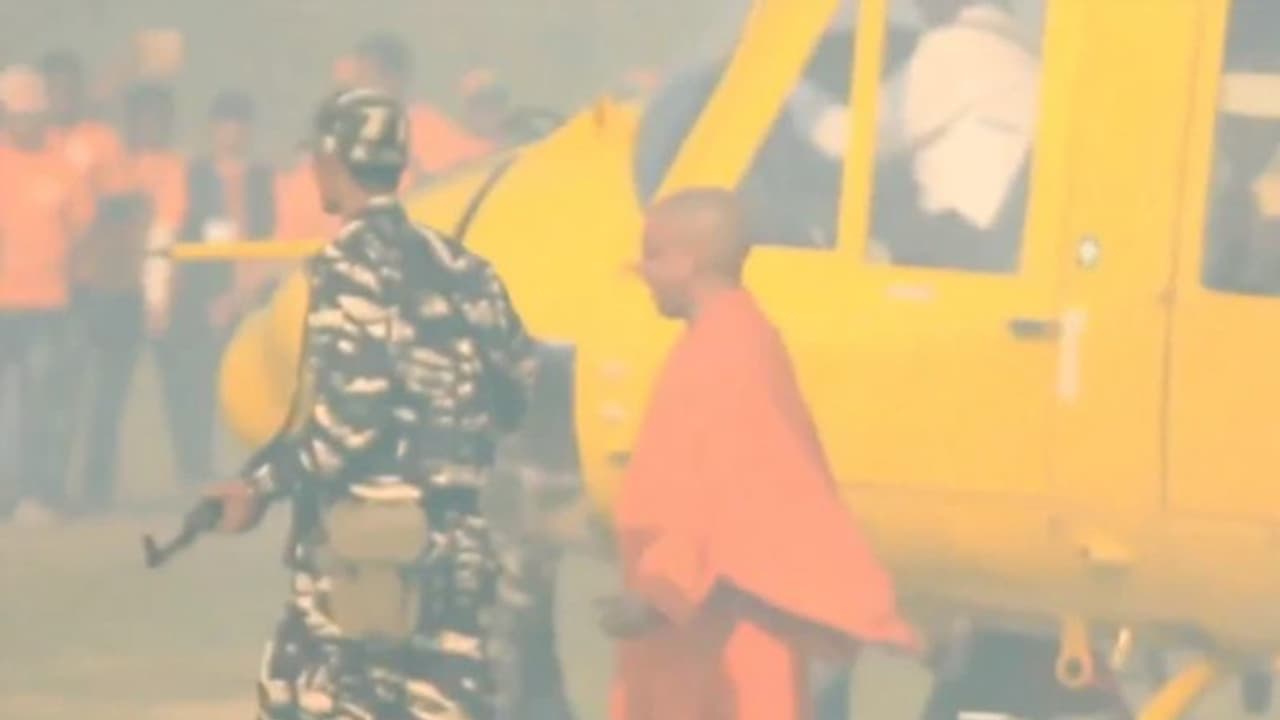 ಮಮತಾ ಆದೇಶ ಧಿಕ್ಕರಿಸಿ ಬಂಗಾಳದಲ್ಲಿ ಯೋಗಿ ಕಾಪ್ಟರ್‌ ಲ್ಯಾಂಡ್?