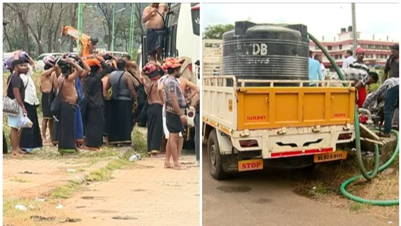 ഈ സീസണിലും നിലയ്ക്കൽ കുടിവെള്ള പദ്ധതി യാഥാർത്ഥ്യമാവില്ല: കുടിവെള്ളത്തിന് സ്വകാര്യ ഏജൻസികൾ തന്നെ ശരണം ഈ സീസണിലും നിലയ്ക്കൽ കുടിവെള്ള പദ്ധതി യാഥാർത്ഥ്യമാവില്ല: കുടിവെള്ളത്തിന് സ്വകാര്യ ഏജൻസികൾ തന്നെ ശരണം