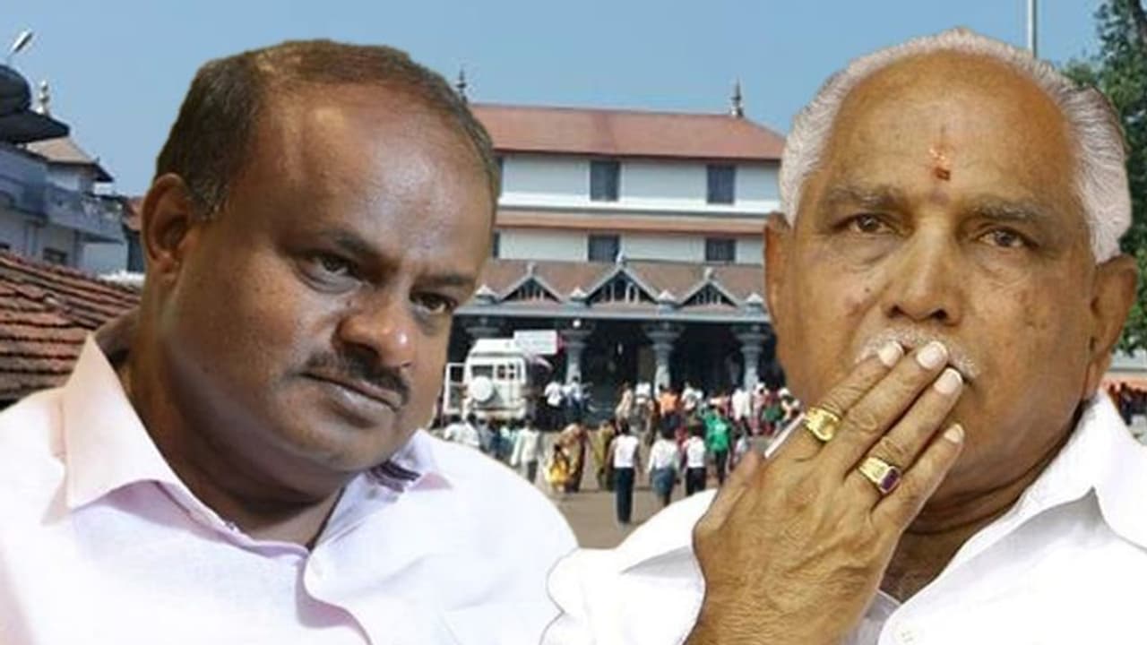 ಧರ್ಮಸ್ಥಳದಲ್ಲಿ ಸಿಎಂ ಶಪಥ: ಯಡಿಯೂರಪ್ಪ ಧ್ವನಿ ಅಲ್ಲಾಂದ್ರೆ ರಾಜೀನಾಮೆ! ಧರ್ಮಸ್ಥಳದಲ್ಲಿ ಸಿಎಂ ಶಪಥ: ಯಡಿಯೂರಪ್ಪ ಧ್ವನಿ ಅಲ್ಲಾಂದ್ರೆ ರಾಜೀನಾಮೆ!