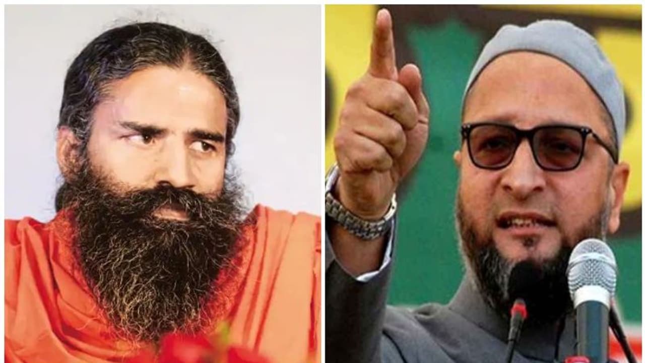 ರಾಮ್ ದೇವ್ ಜರಿಯುವ ಭರದಲ್ಲಿ ಮೋದಿ ಎಳೆತಂದ ಓವೈಸಿ ರಾಮ್ ದೇವ್ ಜರಿಯುವ ಭರದಲ್ಲಿ ಮೋದಿ ಎಳೆತಂದ ಓವೈಸಿ