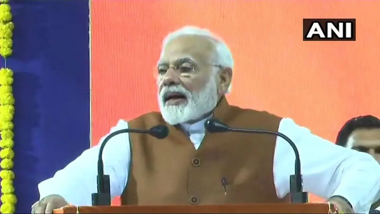 PM Modi mocks Karnataka govt in Dharwad rally; says Congress saves seats while Kumaraswamy weeps PM Modi mocks Karnataka govt in Dharwad rally; says Congress saves seats while Kumaraswamy weeps