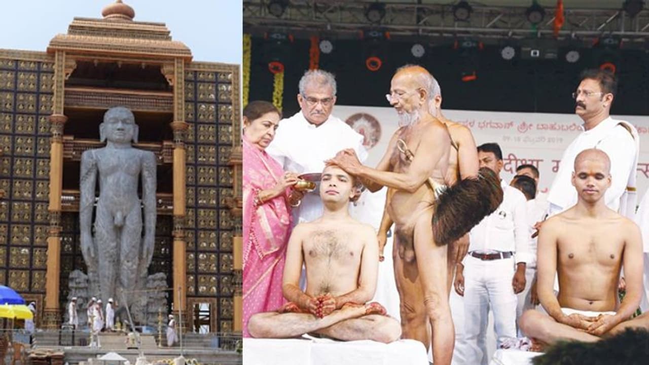 ಧರ್ಮಸ್ಥಳದಲ್ಲಿ ಇಬ್ಬರು ಮಹಿಳೆಯರು ಸೇರಿ ಐವರಿಗೆ ಜೈನಮುನಿ ದೀಕ್ಷೆ!